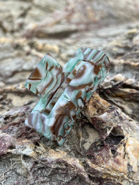 Green quartz | Claw clip